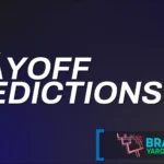 2024 NFL Playoff Predictions - main article graphic - blue background