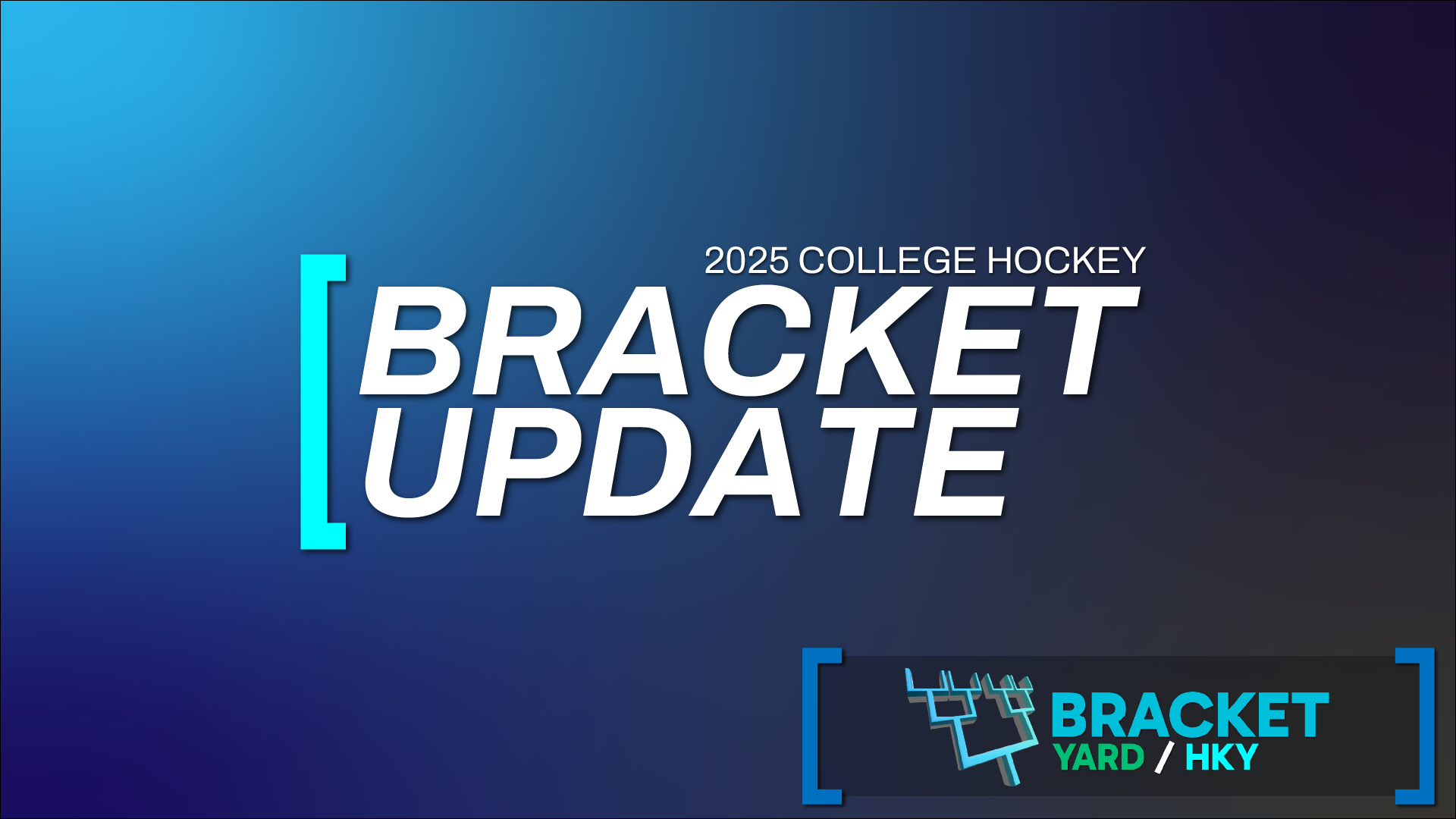 2025 College Hockey Bracket Update - Bracketology - main image