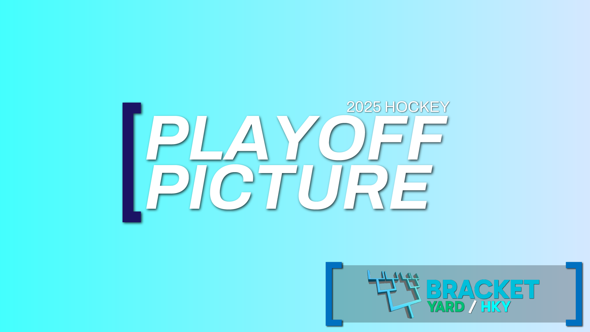 2025 NHL Playoff Picture - blue background art - main article graphic