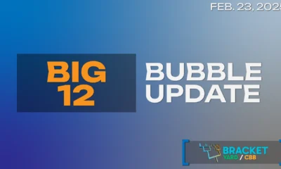 2025 Big 12 Bubble Update - 2-23-2025 - blue background