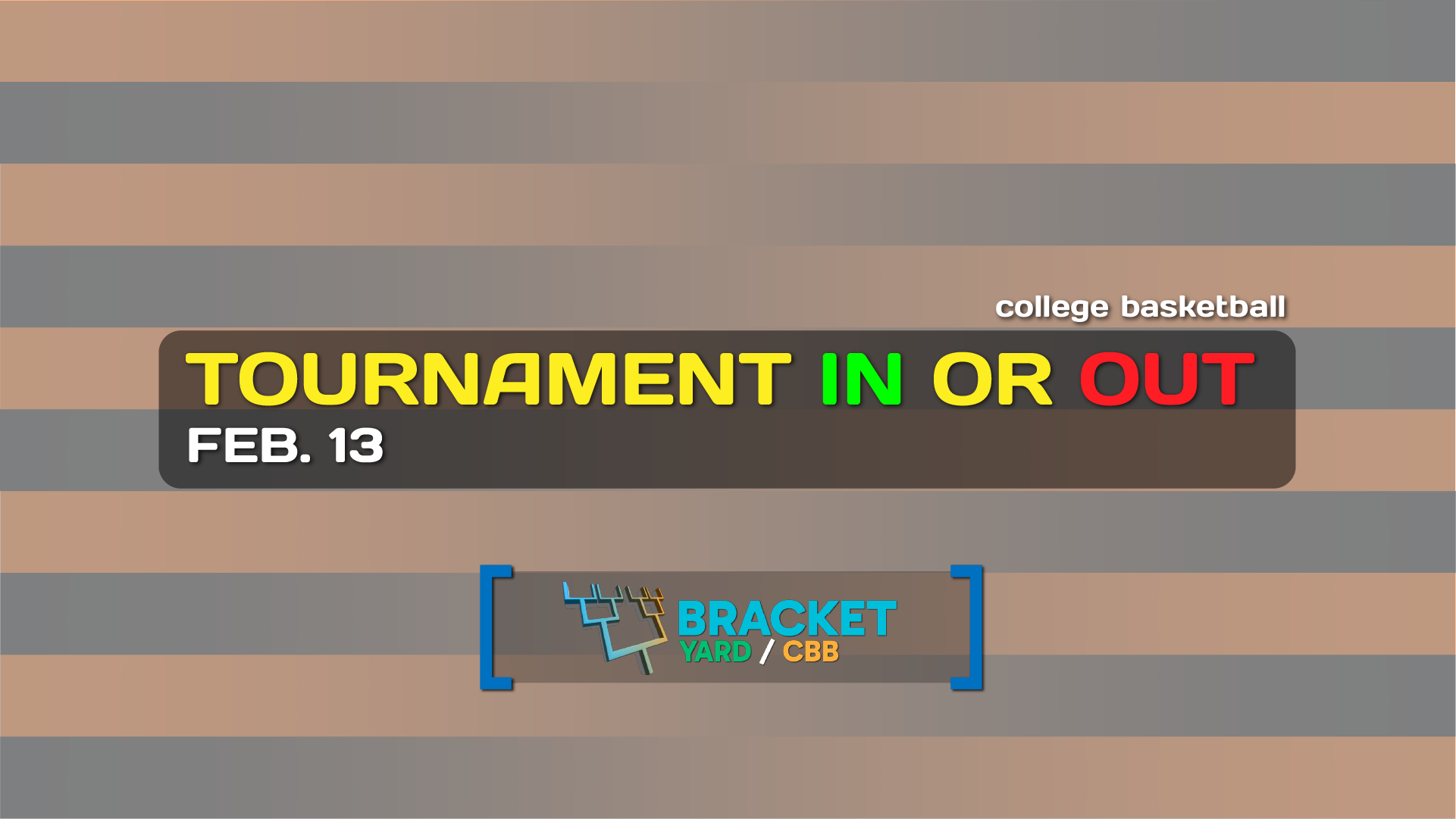 2025 NCAA Tournament In or Out - main graphic, Feb. 13 2025