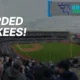 Yankees facial hair policy 2025 - blurred photo of Yankee Stadium, taken May 2024